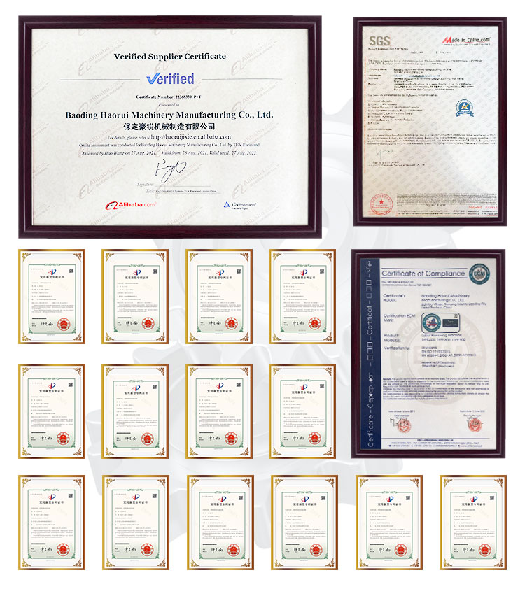 Thirteen Patents and Certifications
