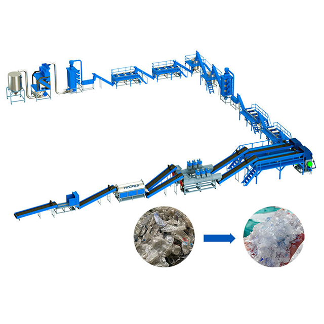 stroj na recyklaci plastových lahví