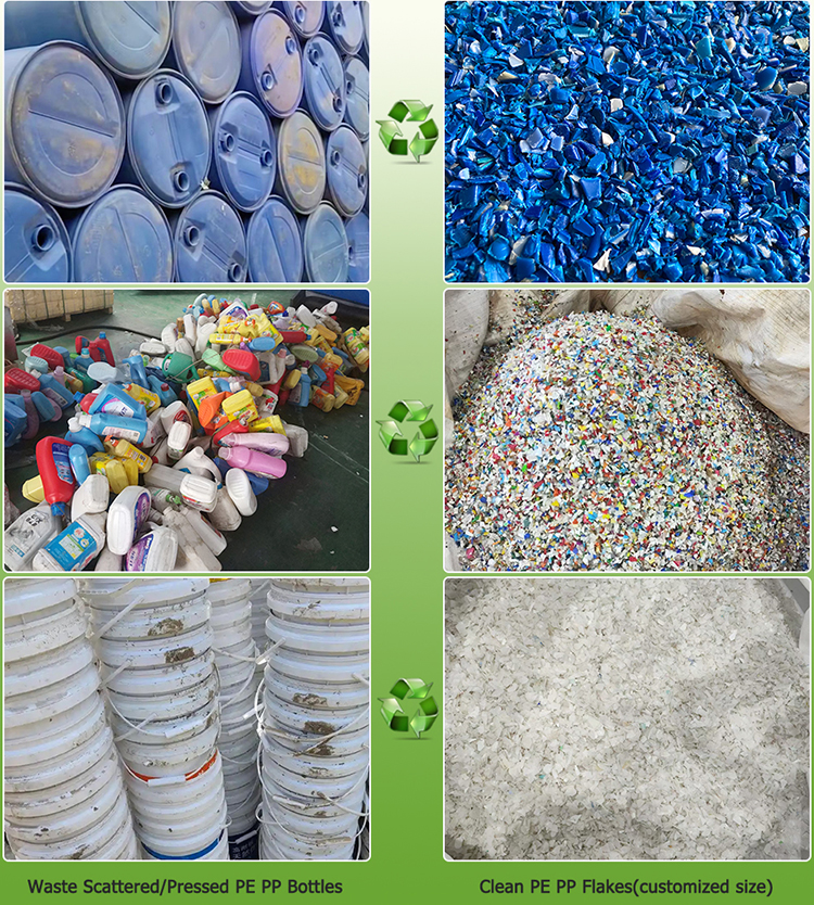Application Effect of PP PE Bottle Washing Line