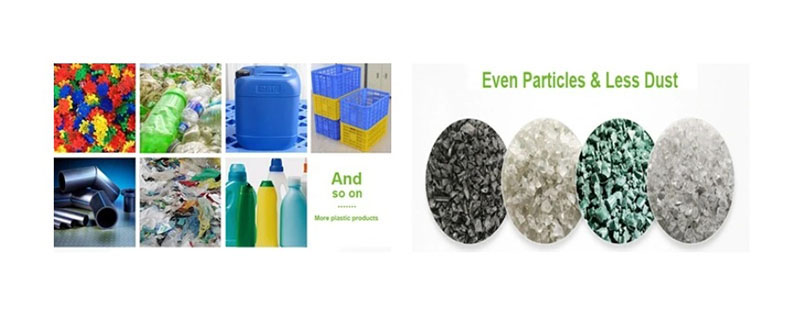 Aplicable Materials for Sheet & Bottle Recycling Machine