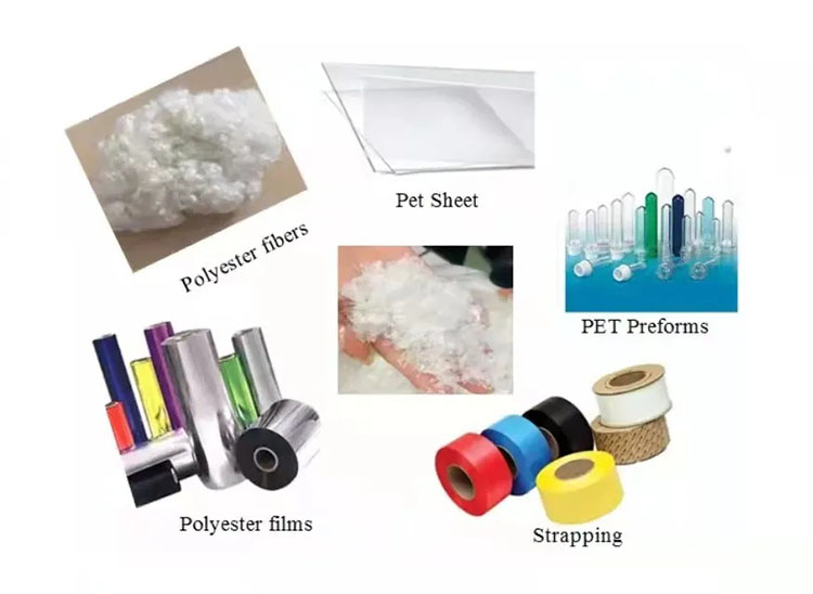 Applicable Materials of Fibre Grade PET Bottle Washing Line