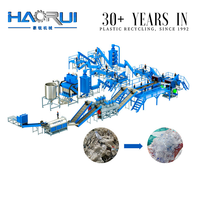 Food Grade PET Bottle Washing Recycling Line