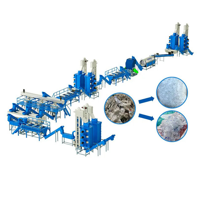Fibre Grade PET Bottle Washing Recycling Line