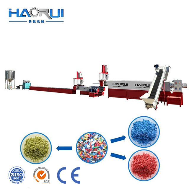 Factory Price 200-500kg/h PP PE Plastic Recycling Machine in Plant