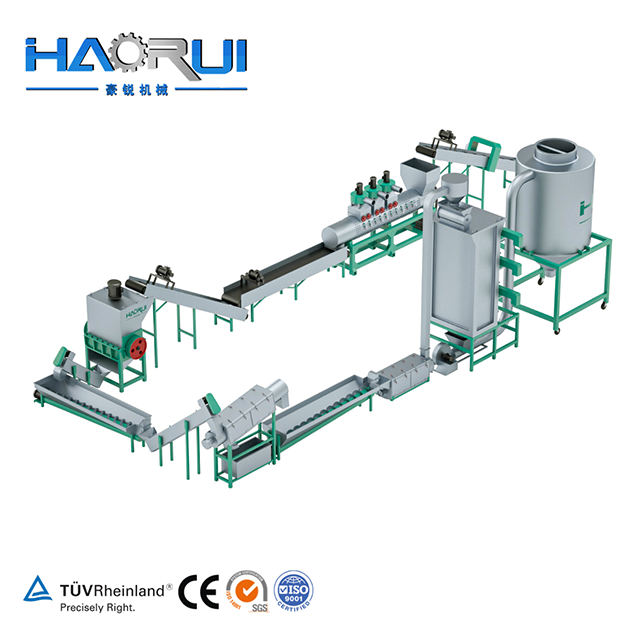 600 kg/h film recycling machine