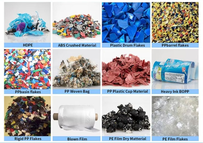 plastic recycling granulator machine application