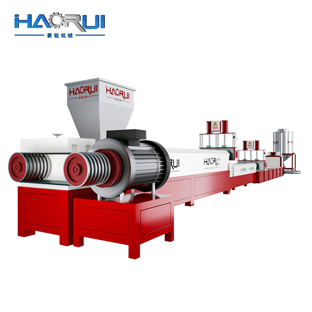 pp pe plastic flakes pelletizing line