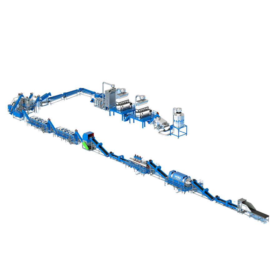 plastic bottle recycling line