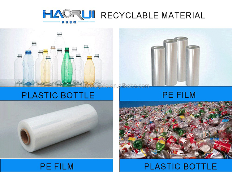 Recyclable Material Using Food Grade B2B PET Bottle Washing Line 