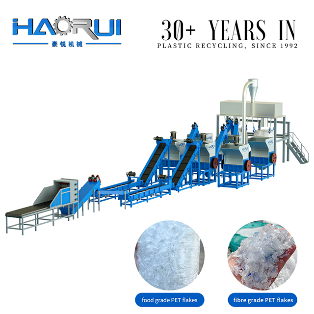 Food Grade B2B PET Bottle Washing Machine for Plastic Recycling Line