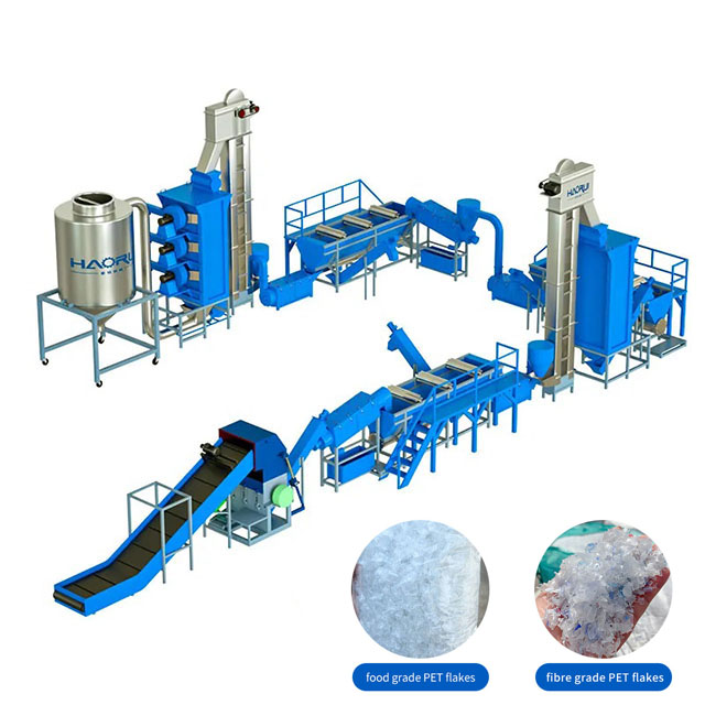 Good Quality 1500kg/h Automation Food Grade B2B PET Bottle Washing Line