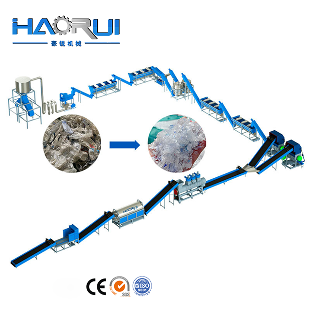 pet bottle to polyester fibre machine