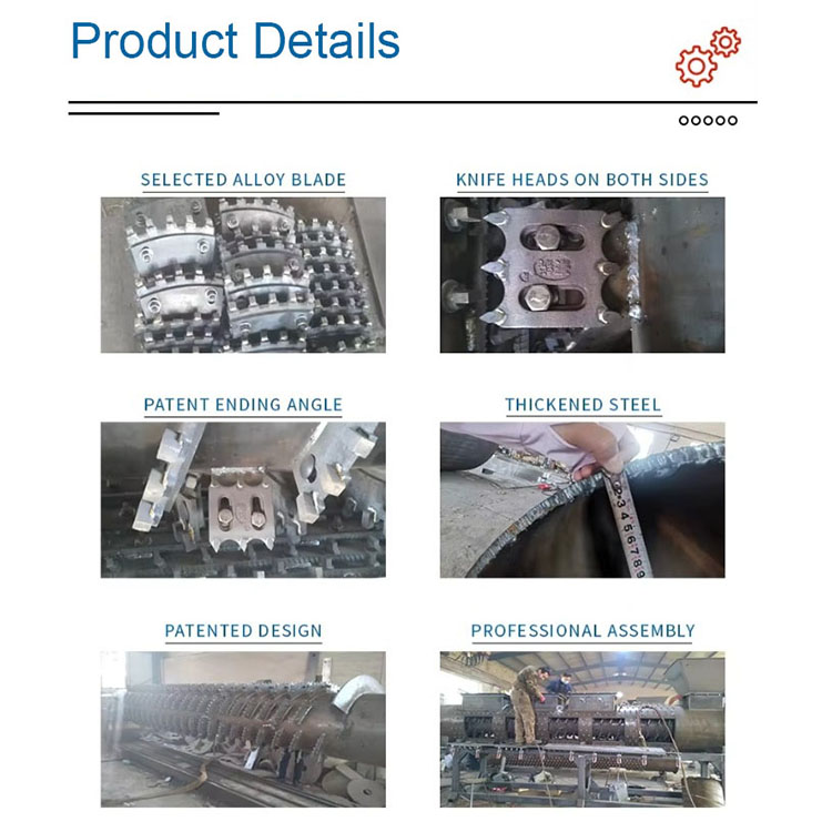 Details of PET Label Remover Machine Blades