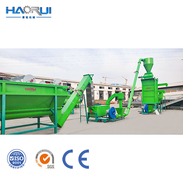 Pet Bottle Crushing Washing Drying Recycling Line