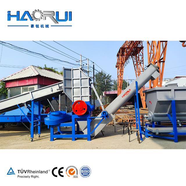 Fully Automatically 500kg/h PP PE Bottle Washing Line for Plastic Recycling