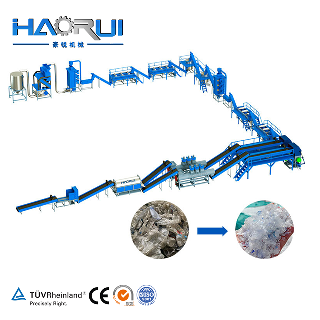 Automatic PET Plastic Bottle Washing Recycling Line for Industrial Use