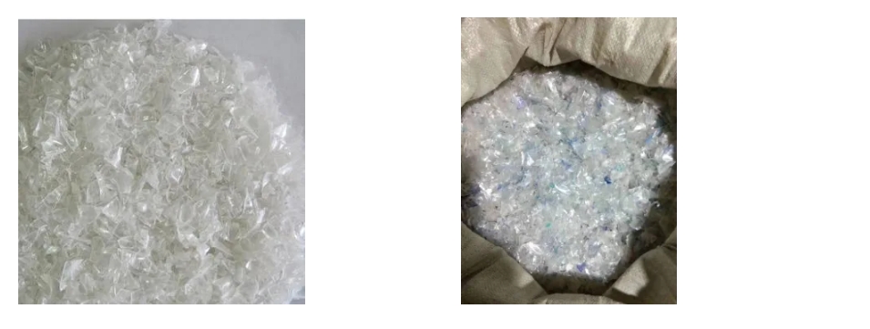 Final flakes Produced by Sheet & Bottle Recycling Machine