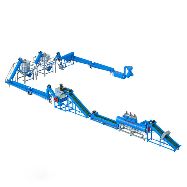 Food Grade B2B PET-flessenwasrecyclinglijn