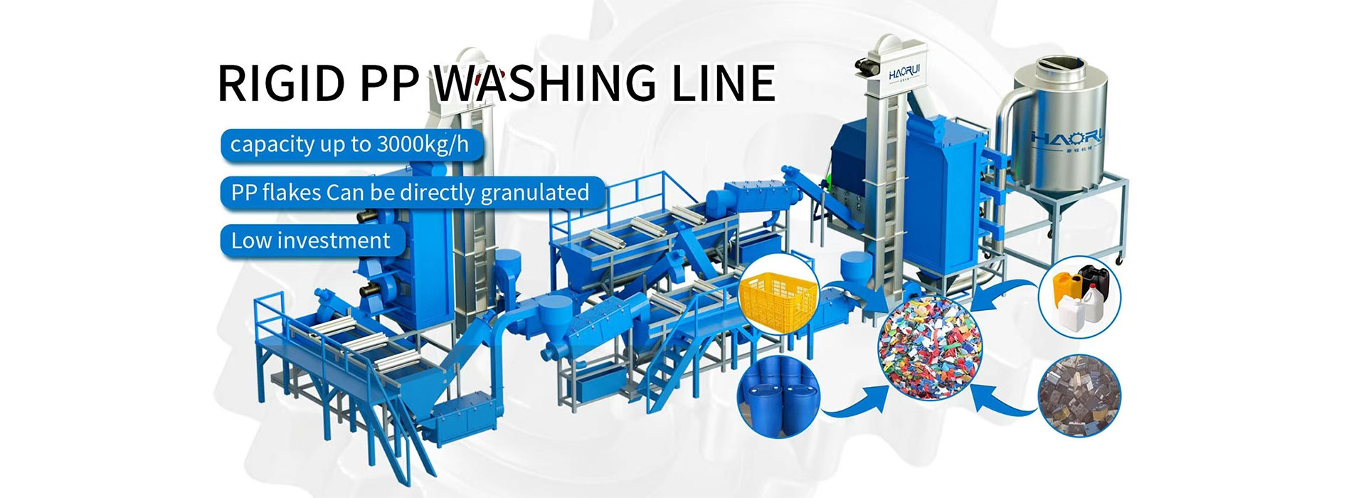 PP PE plastic bag / film /bottle recycling machine manufacturer