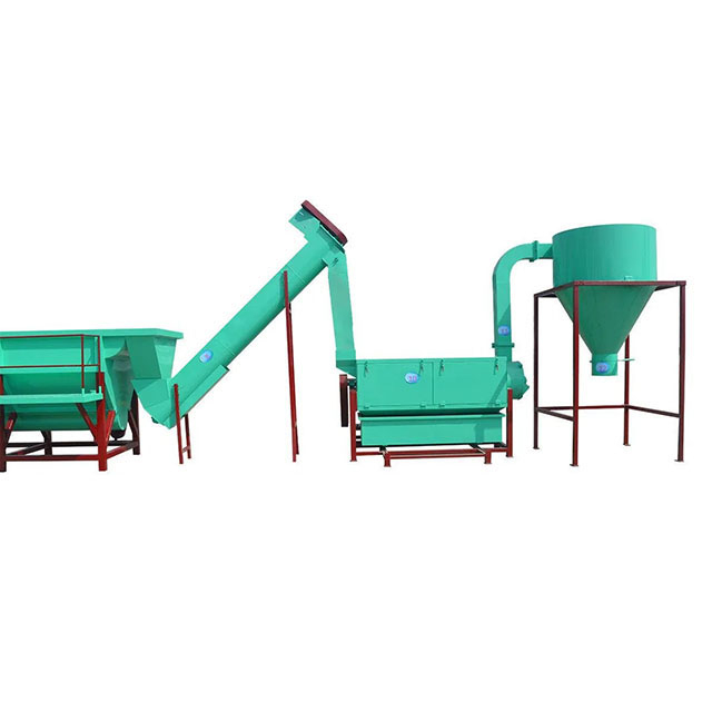 pe film recycling machine