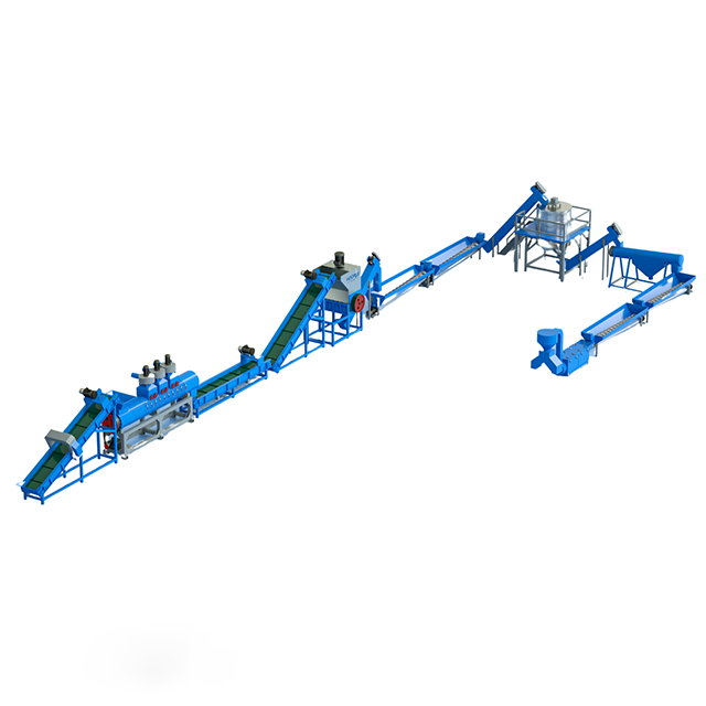 Automatic 3000 Kg/h Food Safe B2B Recycling Machine for Washing Line